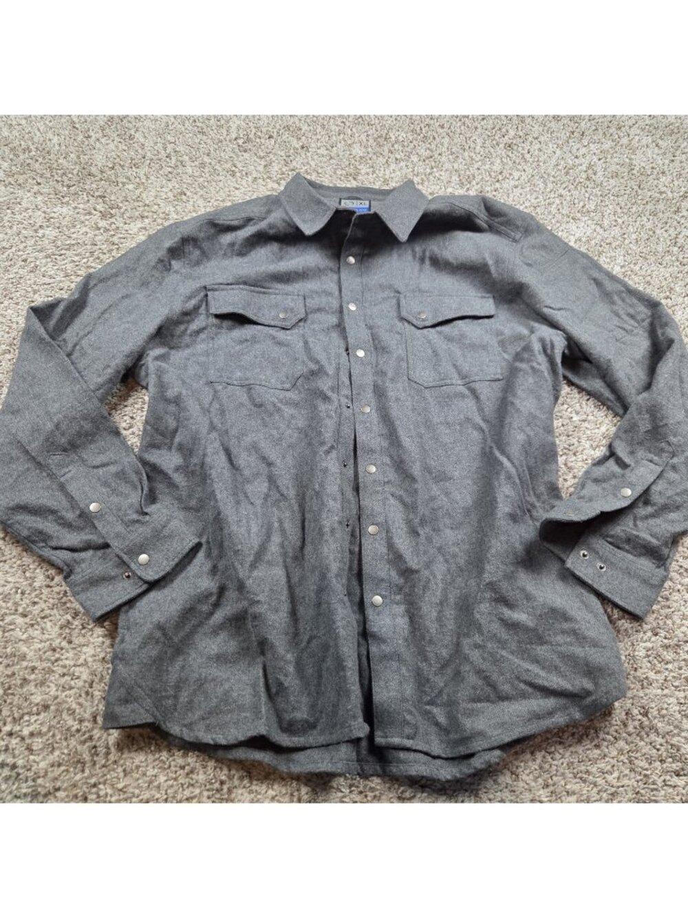 LA Police Gear (LAPG) Flannel Shirt Mens XL Long Sleeve Snap Up